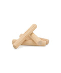 Fluted Wooden Dowel Pins 3 X 1/2 Inch Pack Of 50 For Woodworking, visible stacked detail view.
