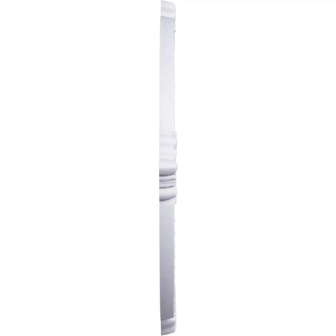 Side view of Benson Ceiling Medallion 13 1/8 Inch Exterior Diameter, 8 Inch Interior Diameter, 5/8 Inch Projection, Lightweight Easy Install