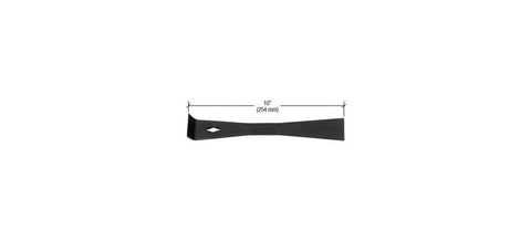 Two Size Scrape And Pry Bar Set Made From Hardened Tempered Steel With Chisel Ground Edges For Scraping And Prying, 10-inch bar