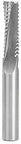 Go-To Roughing Spiral CNC Router Bit, Solid Carbide, Three Flute Chipbreaker, Up Cut, Visible Cutting Edge