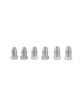 Row of fittings from Heavy Duty 64 Piece JIC 37 Degree Flare Cap And Plug Kit For Hydraulic Hose And Tube Systems