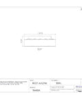Technical drawing of 53375 Tapered Roller Bearing Single Cup Standard Tolerance 3.75 Inch OD 0.8125 Inch Width Steel Construction