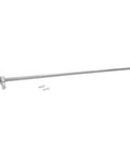 Universal Throttle Linkage Rod Kit For Classic Chevys 14.96 Inch Adjustable Accelerator Clip Made From Beefy Carbon Steel With White Zinc Plating Non Cable Linkage Works On 1967 1969 Camaro Nova Chevelle El Camino, silver rod with clips