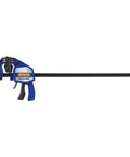 Heavy Duty One Handed Bar Clamp With Quick Change Spreader Removable Swivel Jaws And Non Marring Pads