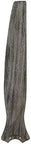 Spitfire 60 Inch Indoor Outdoor Ceiling Fan Blades Set Of 3 In Weathered Wood Finish, single blade view