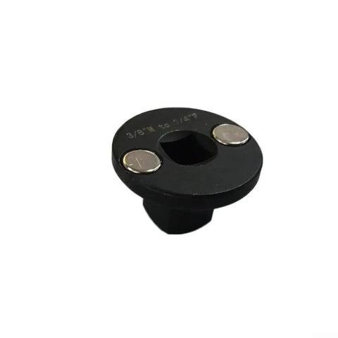 Low Profile Impact Driver Socket Adapter Set Made From Super Tough Heat Treated Steel For Tight Spaces With Secure Grip Handles And Smooth Swivels In Black Finish Perfect For Auto Repair And Heavy Duty DIY Home Projects, black steel adapter
