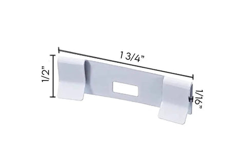 Vertical Blind Repair Clips With Curved Vane Saver For Window Blinds No Fuss Tabs Fix Replacement Slats White 15 Pack