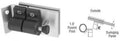 Superior Grade Brushed Stainless Steel Gate Latch Built For Half Inch Tempered Glass Doors With Fast Post Mount Setup And Zero Hassle Outswing Action For Patios And Pool Fences on 1.9 inch round post.
