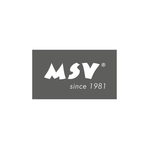 MSV logo with the text 'since 1981' on a gray background, representing the brand identity of Premium Peel And Stick Wall Hooks Heavy Duty Adhesive Strips Set Of Two No Drill Hang Your Stuff Sweet Grip For Kitchen Bathroom Organization Game Changer Decor.