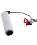 Heavy Duty Pressure Trigger Paint Roller Kit With 24 Inch Telescopic Pole And Plush Flocked Wall Sleeve, featuring trigger spray handle.