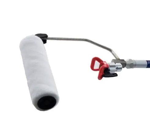 Heavy Duty Pressure Trigger Paint Roller Kit With 24 Inch Telescopic Pole And Plush Flocked Wall Sleeve, featuring trigger spray handle.
