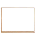 24 By 36 Inch Wood Frame Non Magnetic Whiteboard In Natural Oak And White Finish With Durable Eco Friendly Surface Laminated To One Eighth Inch Hardboard And Includes Marker Tray Beefy For Classrooms And Offices With Smooth Erasable Surface.