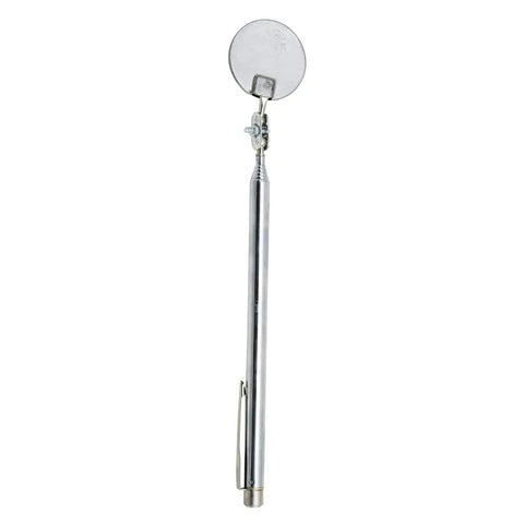 Magnetic Base Circular Inspection Mirror 2.25 Inch With Fixed Ball Joint For Tight Spots In Engines And Tooling Handy Mechanic Mirror