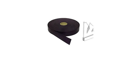 Glass Setting Tape 1/32 Inch Thickness Roll Fiber Impregnated for Strength Clings to Glass Will Not Stretch Seals Dirt Moisture