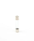 Close-up of a single 6x30mm glass fuse from the 100 Pieces Fast Blow Glass Fuse Kit 6x30mm Assortment 0.5A to 30A 250V.