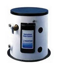 Top Shelf 20 Gallon Hot Water Heater With Snappy 120 Volt Heating And No Heat Exchanger, compact white tank design.