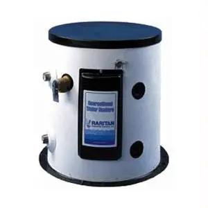 Top Shelf 20 Gallon Hot Water Heater With Snappy 120 Volt Heating And No Heat Exchanger, compact white tank design.