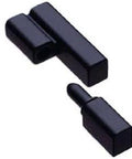 Removable Lift-Off Offset Hinge 96-50-510-50, metal construction, separated view, for cabinets and panels, metric to inch style