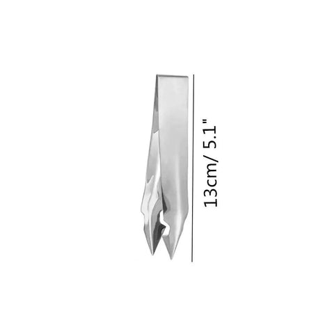 Stainless steel V shape eye remover from 4 Pack Pineapple Eye Peeler And Cutter Kit, 13cm long, effortless pineapple prep tool.