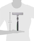 6 Inch Hand Seamer For Sheet Metal Bending And Flattening With Stainless Steel Blades And Overmolded Handles held by silhouette