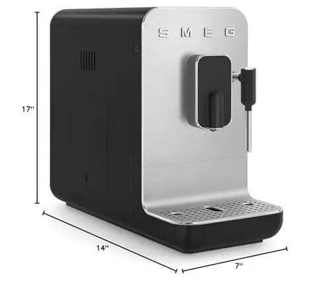 Fully Automatic Coffee Machine With Steam For Home Use Black BCC12BLMUS Six Drink Options Including Ristretto And Espresso Built In Stainless Steel Burr Grinder Titan Renew Water Tank Easy To Use