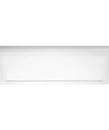 Blink Plus Surface Mount LED Fixture 22W 3000K White Finish, 12x25 Inch, sleek rectangular design for commercial spaces