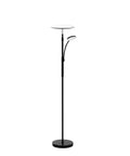 Torchiere Floor Lamp With Reading Light, 3500 Lumen LED Standing Lamp, 35W Energy Saver, Dimmable 4 Color Temperatures, Stepless Dim