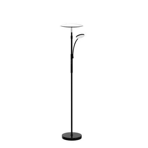 Torchiere Floor Lamp With Reading Light, 3500 Lumen LED Standing Lamp, 35W Energy Saver, Dimmable 4 Color Temperatures, Stepless Dim