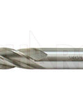 End mill, center-cut, HSS, uncoated, 4-flute, single-end