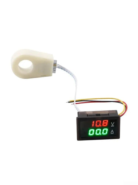 High Precision Dc Voltage And Current Meter With Hall Effect Sensor And Smart Alarm System Dual Digital Display for real-time tracking.