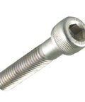 Top Shelf Replacement AR380410 Screw For Ar North America High Pressure Triplex Plunger Pumps And Heavy Duty Pressure Washer Parts Durable silver screw with textured grip.
