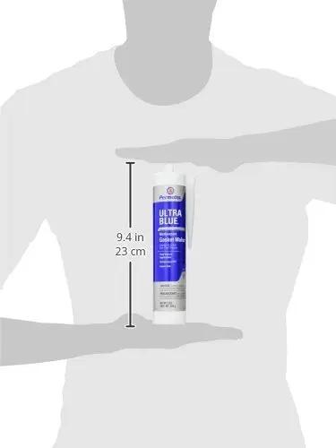 Sensor Safe Ultra Blue RTV Silicone Gasket Maker 13 Oz For Oil Resistant Seals Vibration Ready OEM Spec Low Odor Non Corrosive Sealant With Flexible Formula