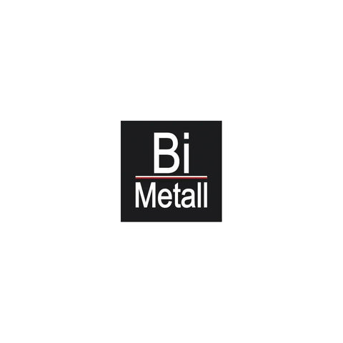 Bi-Metall label on a black background, representing Sturdy Bimetallic Hole Saw With Fine Teeth HSS Co 8 For Metal Cutting.