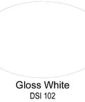 Gloss White color swatch for No Sweat 10 Ft Wall Mounted Aluminum Handrail In Gloss White With Returns For A Solid Grip.