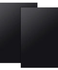 Two Black ABS Plastic Sheets 11.8 By 7.9 Inches 2mm Thick Hard Modeling Plastic For Architectural Models Sand Table Projects