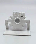 Rock Solid Wall Mounted Fire Sprinkler Head With Fast Response Trigger 68 Degree Copper Square Body K80 DN15 mm Male Connector in white finish.