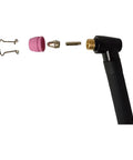 High Performance Plasma Cutting Torch Consumables For Ag-60 And Sg-55 With Ceramic Shield Cap Tip Nozzle Set components displayed
