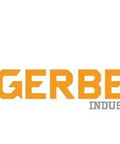 Gerber Industrial logo in orange and grey with shield emblem on white background