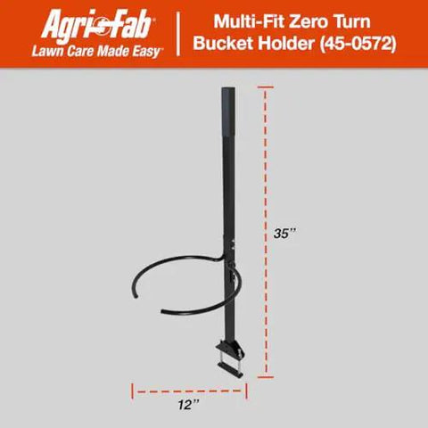 Zero Turn Mower Bucket Holder Handle Bracket For 5 Gallon Bucket Transport Fits Multiple ZT Brands Easy On Off Mower Accessory