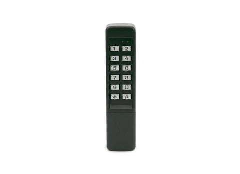 Heavy Duty Outdoor Digital Keypad With Built In Proximity Reader For Hassle Free Access Control Setup, black keypad with number buttons.