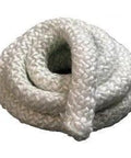 1-inch wood stove gasket rope, rolled, round fiberglass rope seal, white