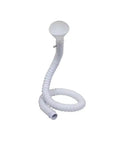 Pro Grade Welding Fume Extraction Arm Paired With 75Mm Flexible Exhaust Hose And White Round Hood for Soldering Smoke and dust extraction.
