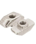 M6 T Slot Nuts For 40 Series Aluminum Profiles, Sliding Hammer Head T Nuts, Plated Carbon Steel Fasteners for CNC Machines and Robots