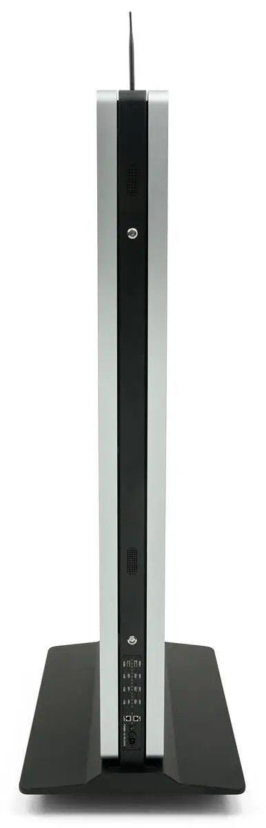 Side view of the Kick Up Your Digital Vibes With This Dual Side Interactive Touch Screen Kiosk showing sleek design and ports.