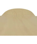 Close-up of Blank Skateboard Deck With Premium 7-Ply Maple Construction, Natural Wood Finish, 7.63 Inch Wide board surface