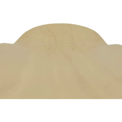 Close-up of Blank Skateboard Deck With Premium 7-Ply Maple Construction, Natural Wood Finish, 7.63 Inch Wide board surface