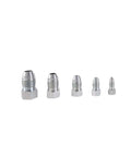 Heavy Duty 64 Piece JIC 37 Degree Flare Cap And Plug Kit For Hydraulic Hose And Tube Systems, varying sizes.