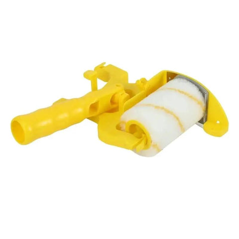 Eight Piece Paint Edger Roller Kit For Walls And Ceilings Ditch The Tape With This Smooth Edge Guide Tool Engineered For Weekend Warriors To Nail Clean Cut Lines And Land Fast Pro Results Anytime, yellow paint roller with sponge roller.
