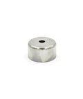 Valve seat for waterjet cutter, metal cylindrical disc with central hole (spare part)