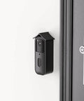 No Drill Doorbell Mount For Blink Video Doorbell 2Nd Gen Renter Friendly Tool Free Easy Installation Doorbell Not Included Black Security Mount For Apartments installed on a door